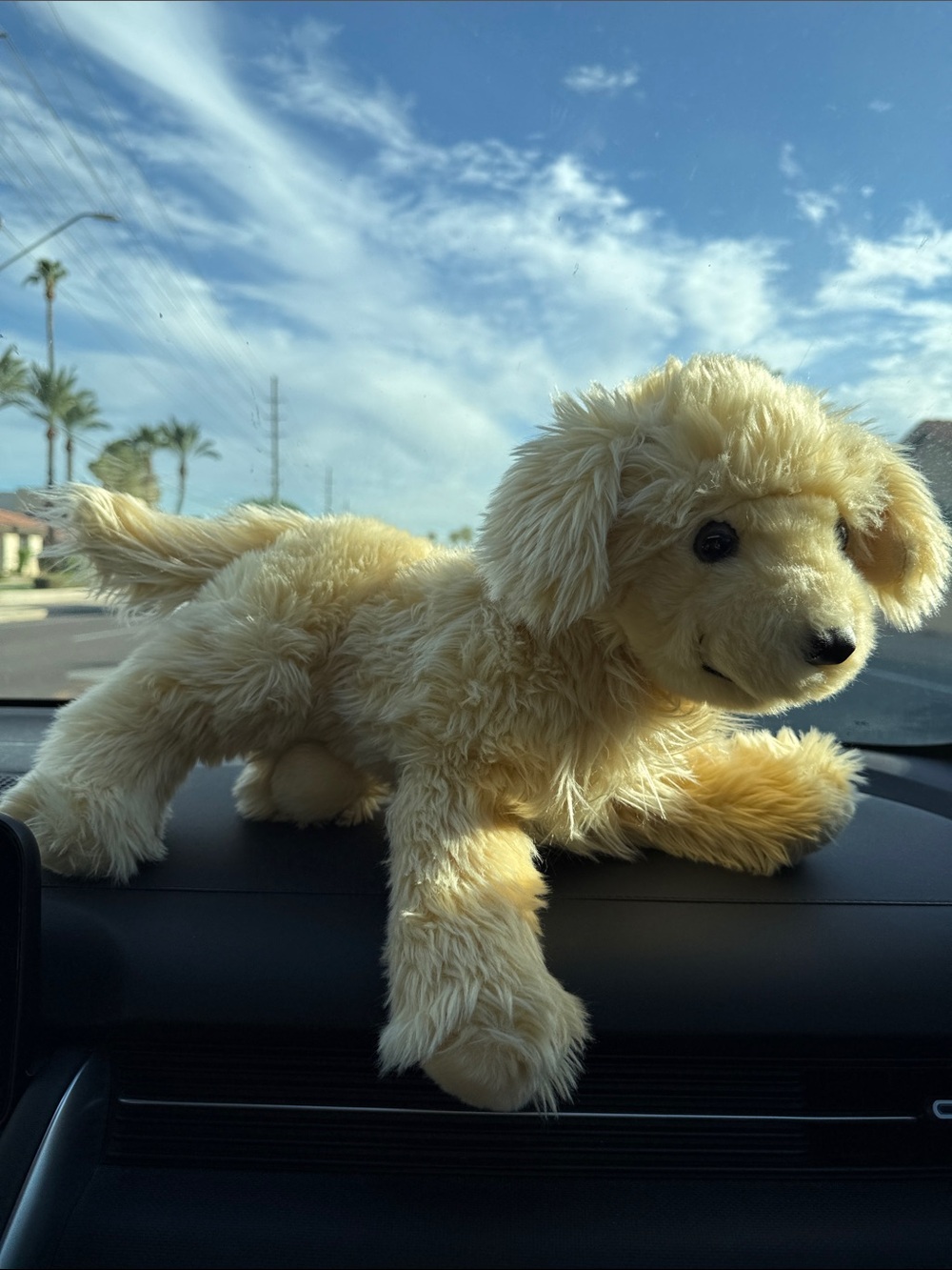 FAO Schwartz Golden Retriever Large Plush Stuffed Puppy Dog Toy